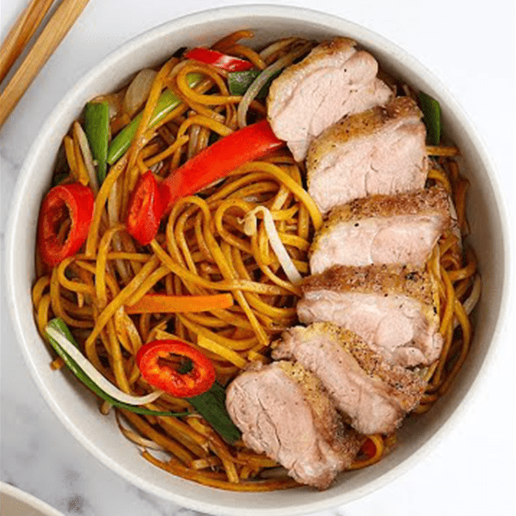 Roast Duck Chow Mein Food AboutFoodLodge